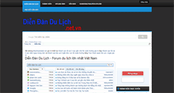 Desktop Screenshot of diendandulich.net.vn